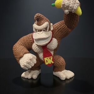 Brown and Cream Toy Figure